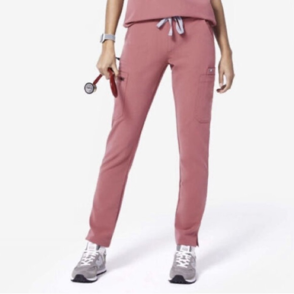 Figs Mauve XS Yola Scrub Pants